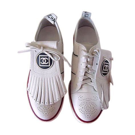 chanel ladies golf shoes|Chanel shoes and sneakers.